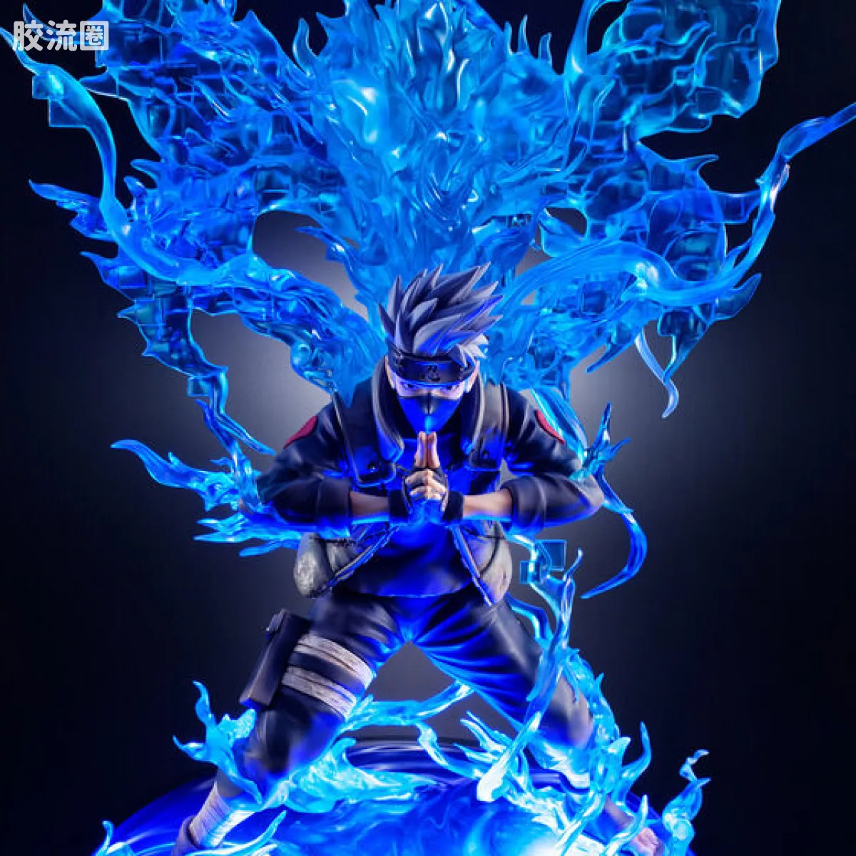 Mega House 手办系列 P.G.E.M. 旗木卡卡西 须佐能乎ver.[附发光底座] - 图片